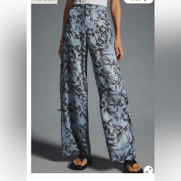 Anthropologie Pants - Anthropologie / palazzo utility pants/ wide leg / size XS / 0/ waist 24